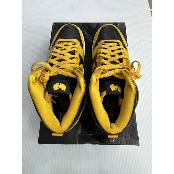 Size 8 - Nike Wu-Tang Clan x Dunk Hi Retro PRM Black/Yellow HJ4320-001 2024